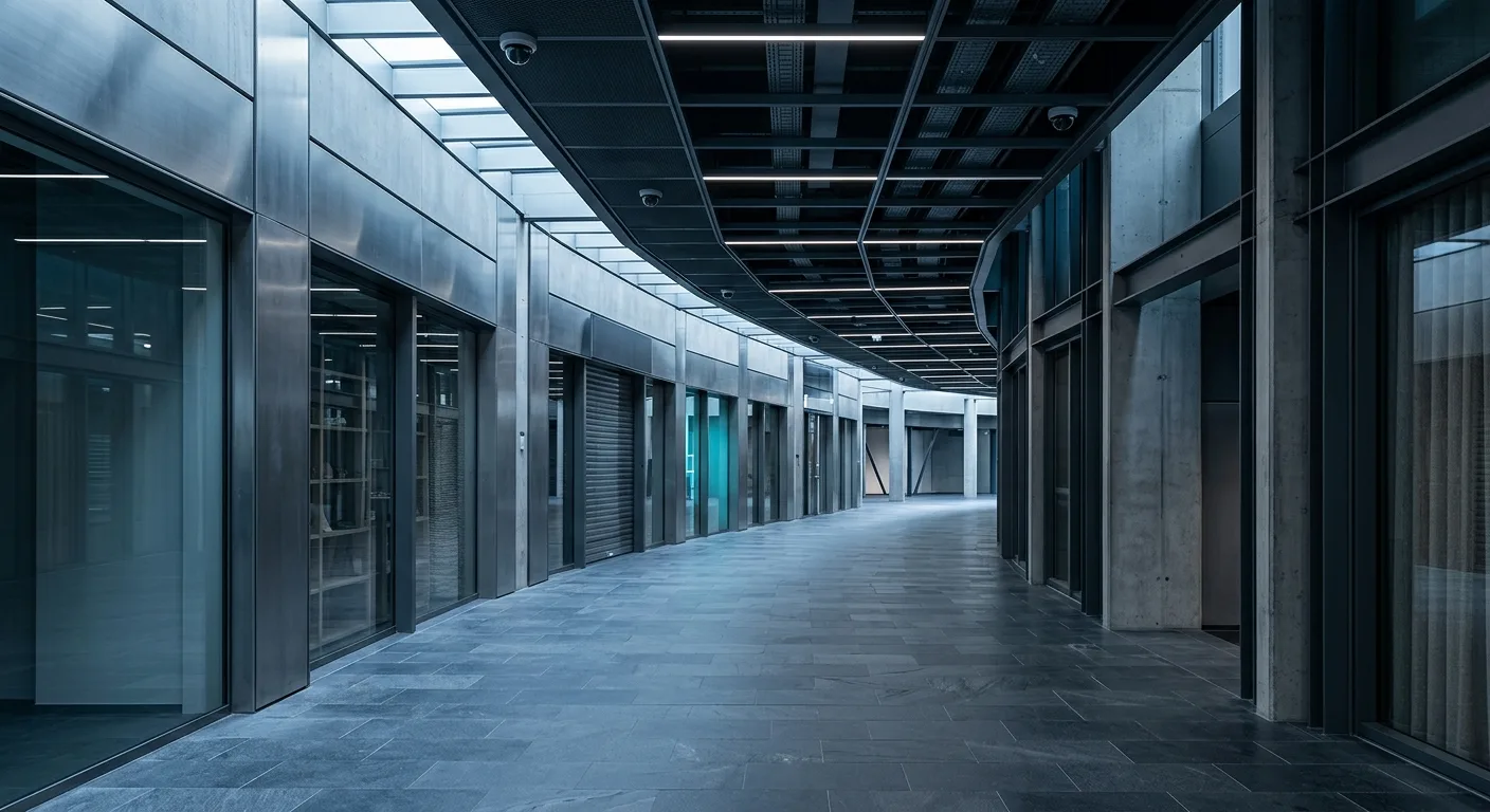 Centre commercial – Vidéosurveillance IP 4K, 32 caméras Axis