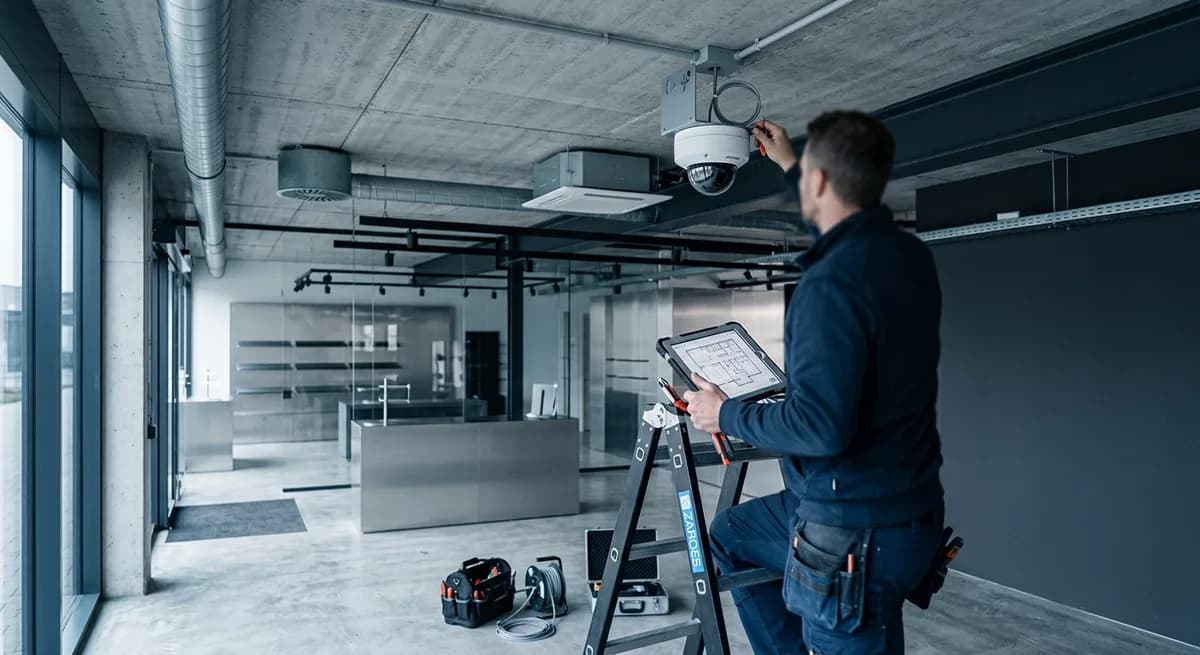 Installation caméra surveillance